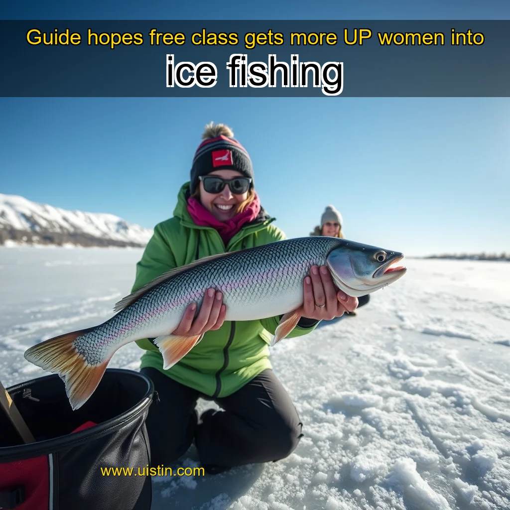 You are currently viewing Guide hopes free class gets more UP women into ice fishing