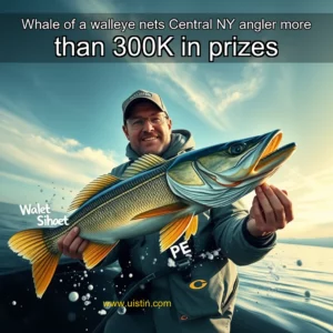 Read more about the article Whale of a walleye nets Central NY angler more than 300K in prizes