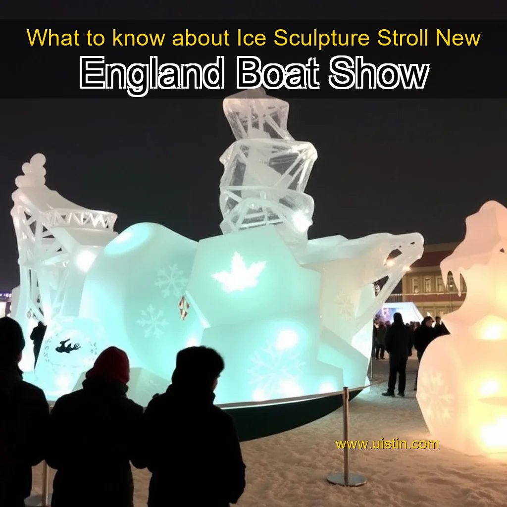 You are currently viewing What to know about Ice Sculpture Stroll  New England Boat Show