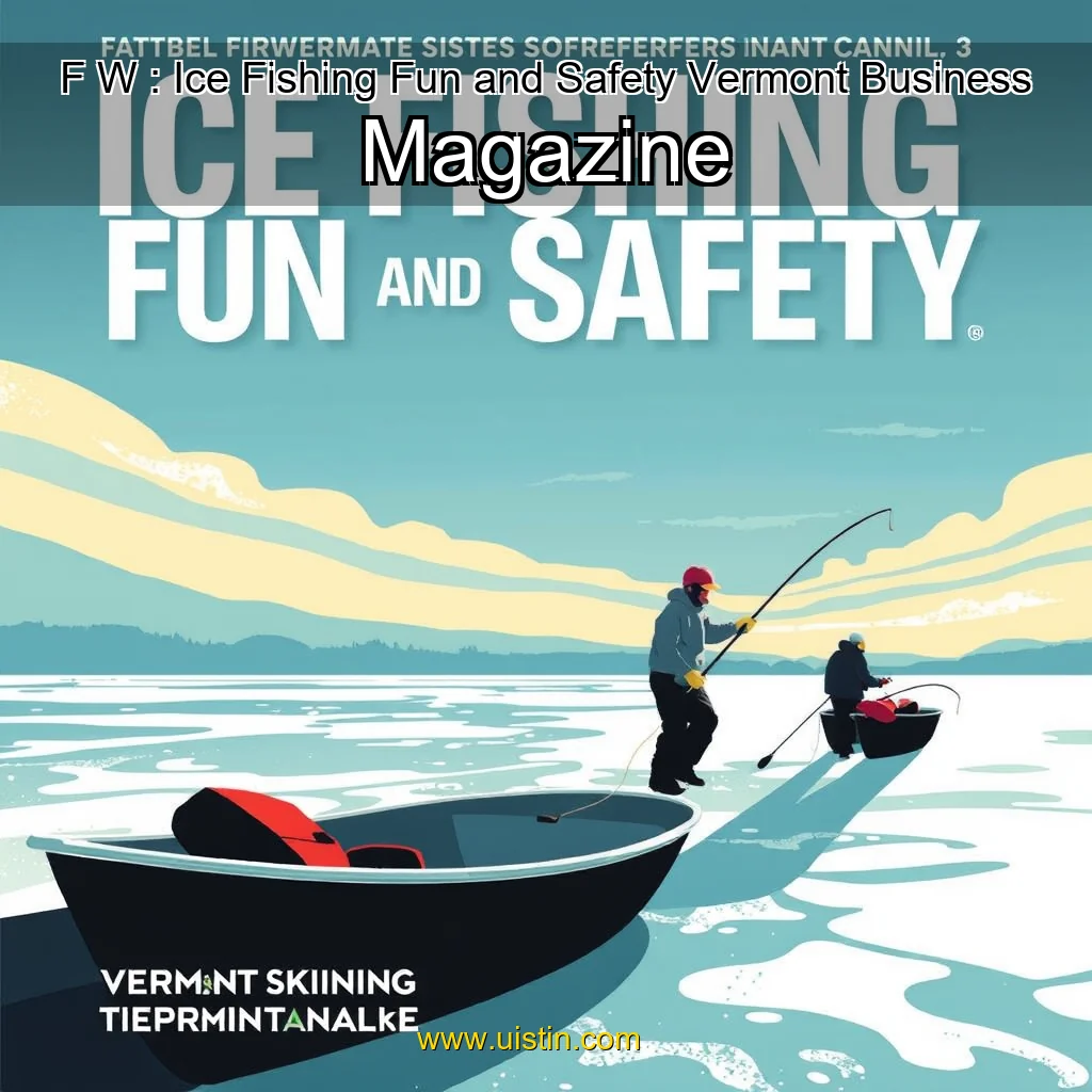 You are currently viewing F  W : Ice Fishing Fun and Safety  Vermont Business Magazine
