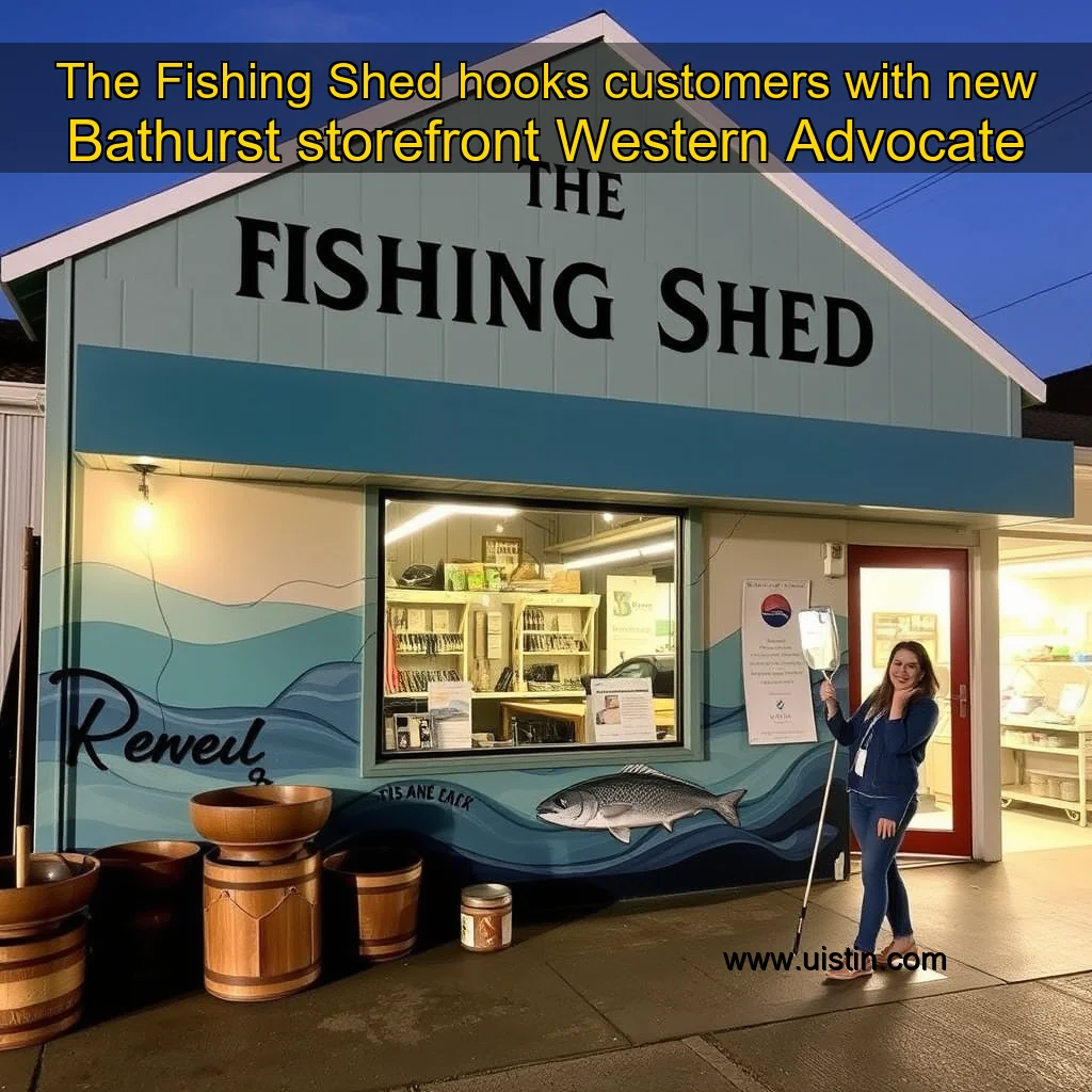 You are currently viewing The Fishing Shed hooks customers with new Bathurst storefront  Western Advocate