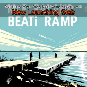 Read more about the article McFarland West Public Boat Ramp Reopens with New Launching Slab