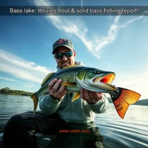 Read more about the article Bass lake: thriving trout & solid bass fishing report!