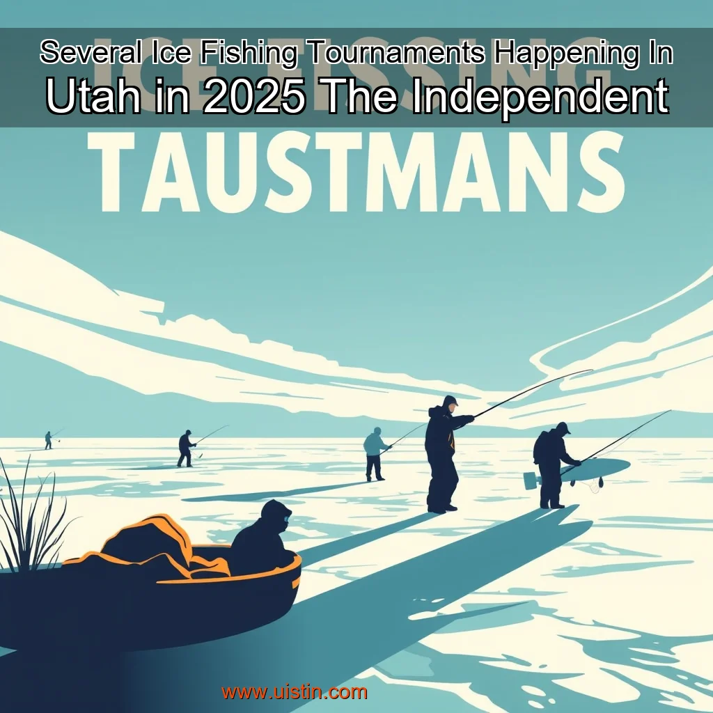 Artistic representation for Several Ice Fishing Tournaments Happening In Utah in 2025 The Independent