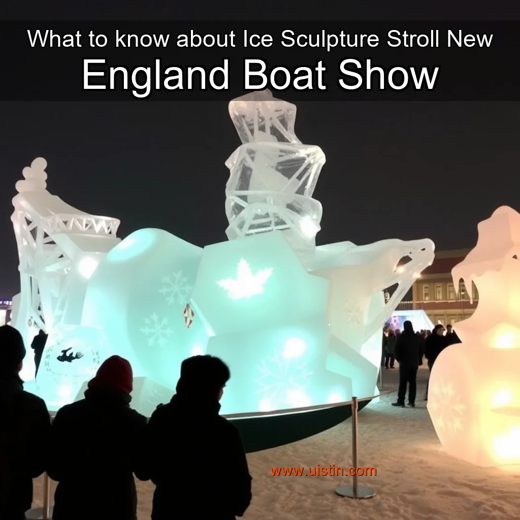 You are currently viewing What to know about Ice Sculpture Stroll  New England Boat Show