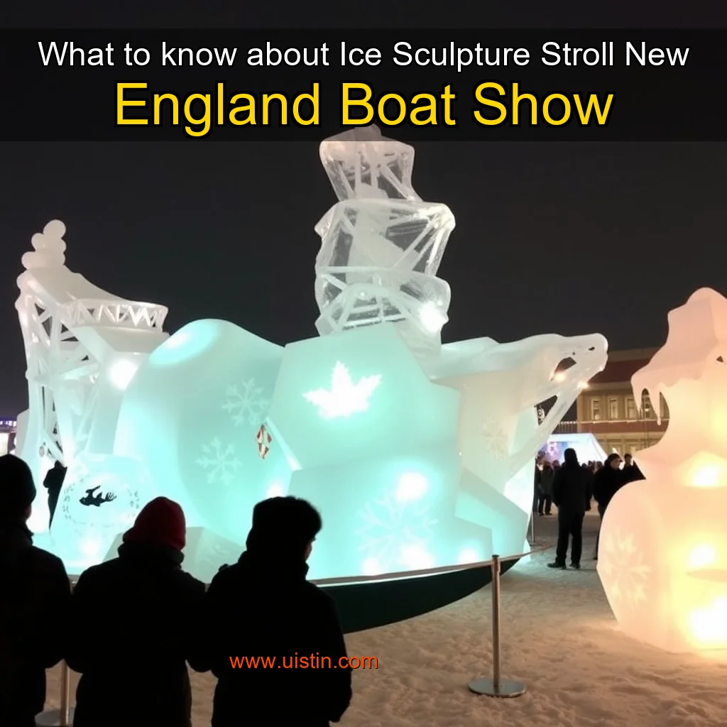 You are currently viewing What to know about Ice Sculpture Stroll  New England Boat Show