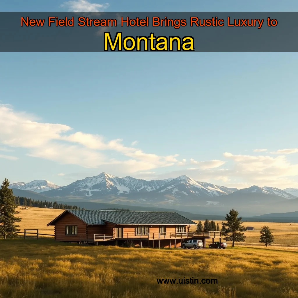 You are currently viewing New Field  Stream Hotel Brings Rustic Luxury to Montana