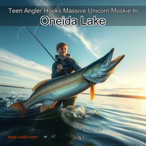 Read more about the article Teen Angler Hooks Massive Unicorn Muskie In Oneida Lake