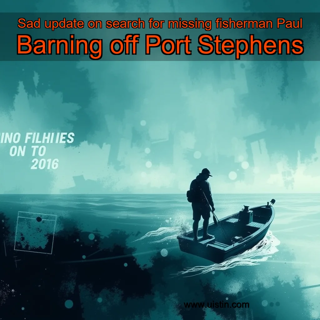 You are currently viewing Sad update on search for missing fisherman Paul Barning off Port Stephens