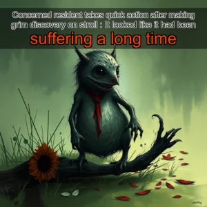 Read more about the article Concerned resident takes quick action after making grim discovery on stroll : It looked like it had been suffering a long time