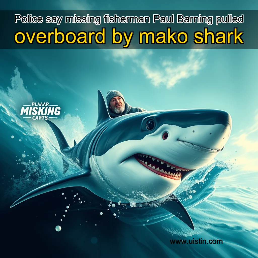 You are currently viewing Police say missing fisherman Paul Barning pulled overboard by mako shark