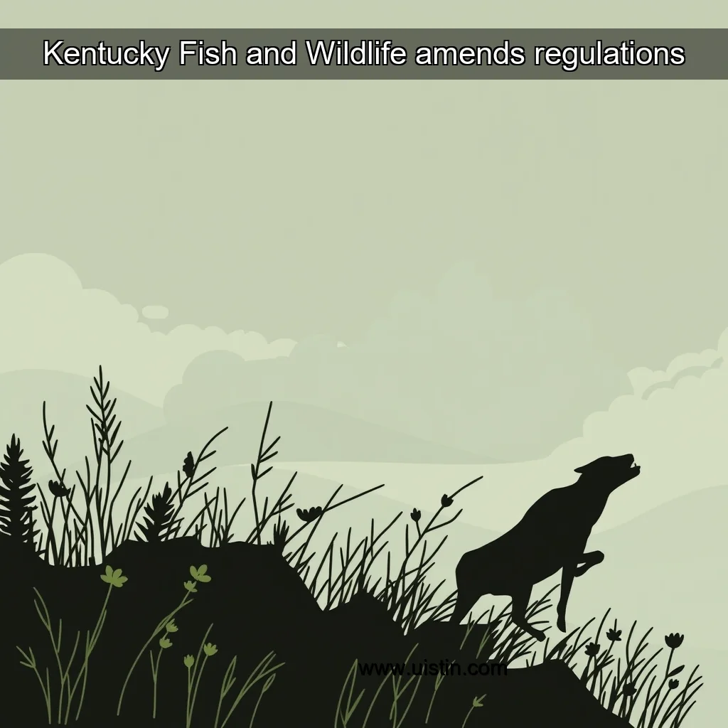 You are currently viewing Kentucky Fish and Wildlife amends regulations