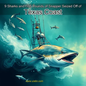 Read more about the article 9 Sharks and1595 Pounds of Snapper Seized Off of Texas Coast