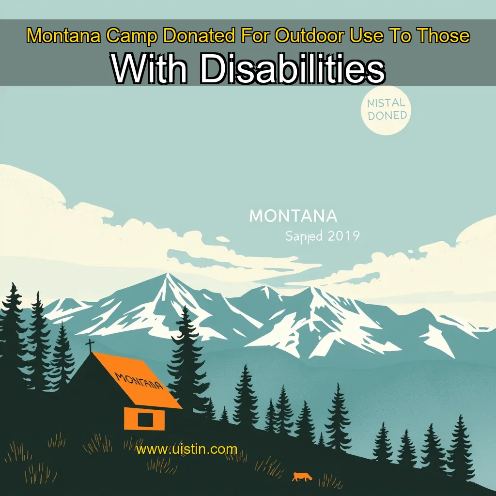 You are currently viewing Montana Camp Donated For Outdoor Use To Those With Disabilities