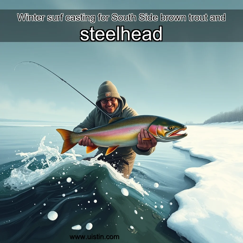 You are currently viewing Winter surf casting for South Side brown trout and steelhead