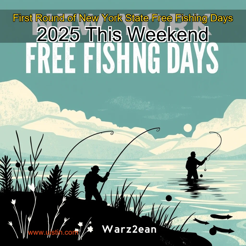You are currently viewing First Round of New York State Free Fishing Days 2025 This Weekend