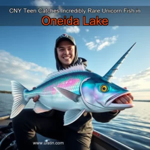 Read more about the article CNY Teen Catches Incredibly Rare Unicorn Fish in Oneida Lake