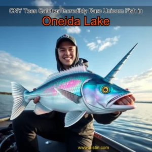 Read more about the article CNY Teen Catches Incredibly Rare Unicorn Fish in Oneida Lake