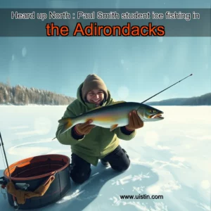 Read more about the article Heard up North : Paul Smith student ice fishing in the Adirondacks