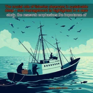 Read more about the article The crucial role of fisheries observers in sustainable deep – sea management is highlighted in a new study. the research emphasizes the importance of these observers in collecting data on catches, bycatch, and environmental impacts, which is essential for making informed decisions to protect marine ecosystems.