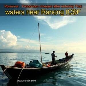 Read more about the article Myanmar : Fishermen charged after entering Thai waters near Ranong  ICSF