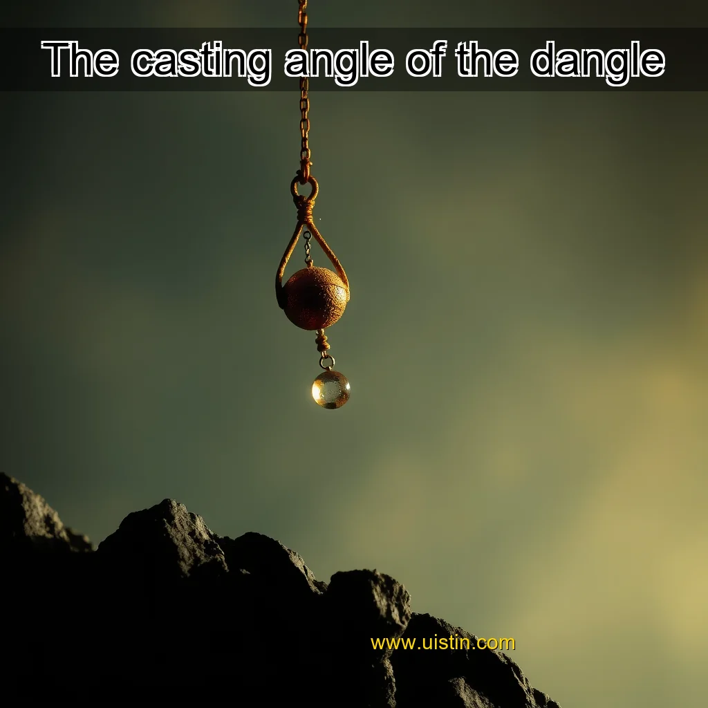 You are currently viewing The casting angle of the dangle
