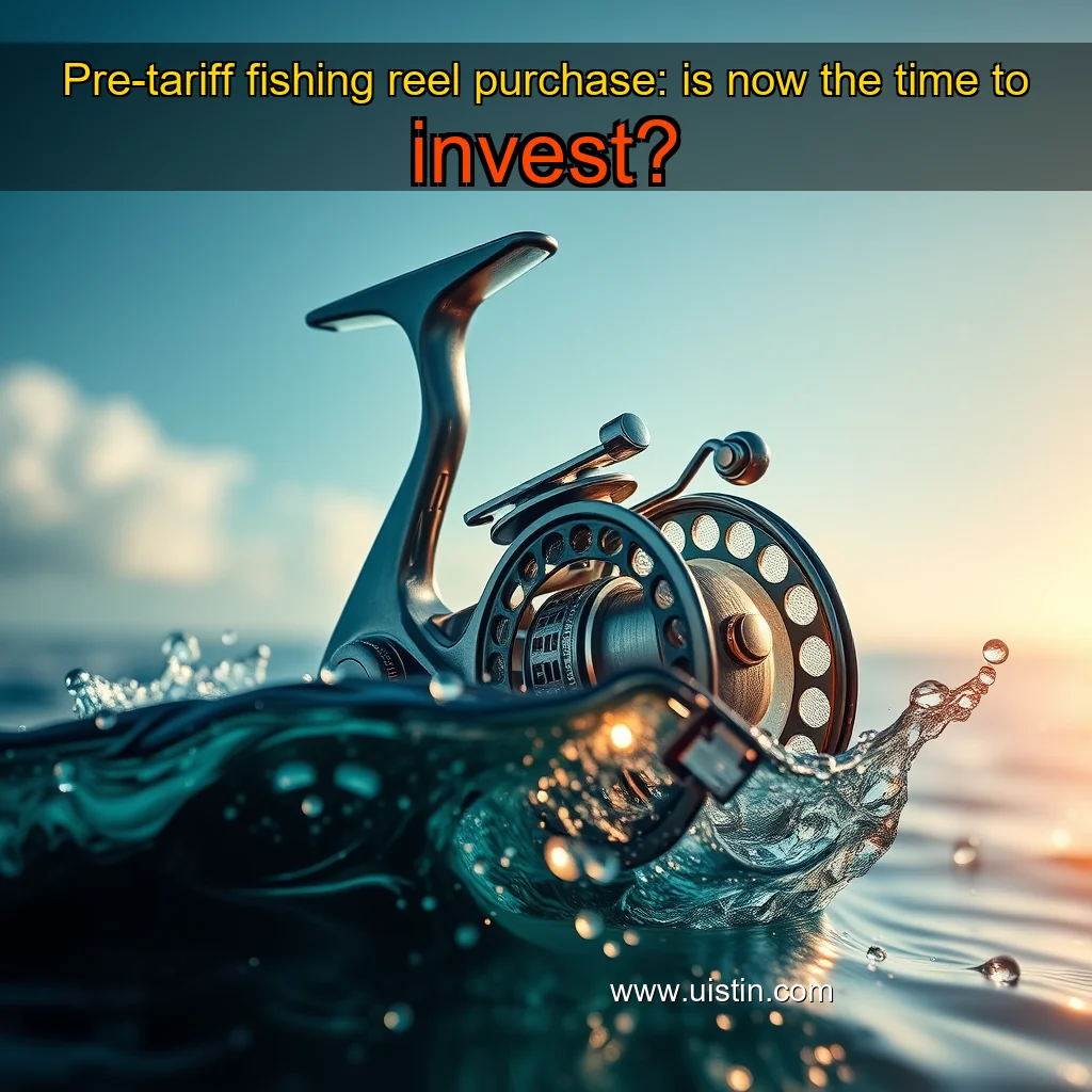 Artistic representation for Pre-tariff fishing reel purchase: is now the time to invest?
