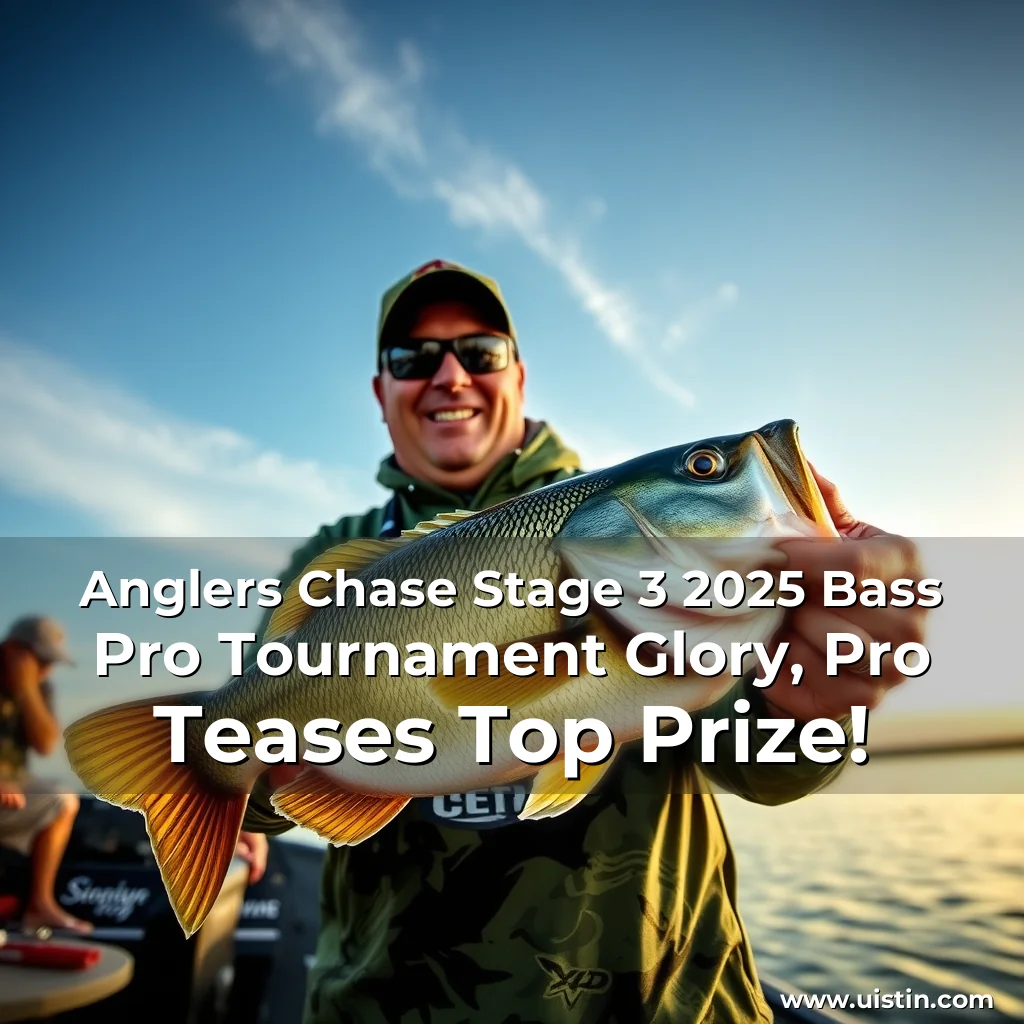 Read more about the article Anglers Chase Stage 3 2025 Bass Pro Tournament Glory, Pro Teases Top Prize!