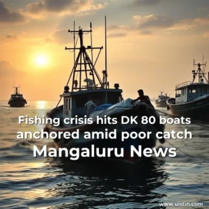 Read more about the article Fishing crisis hits DK  80  boats anchored amid poor catch  Mangaluru News