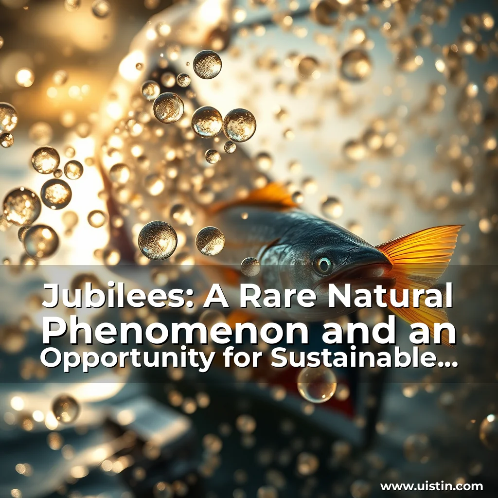 Artistic representation for Jubilees: A Rare Natural Phenomenon and an Opportunity for Sustainable Fishing