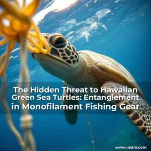 Read more about the article The Hidden Threat to Hawaiian Green Sea Turtles: Entanglement in Monofilament Fishing Gear