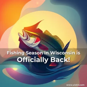 Artistic representation for Fishing Season in Wisconsin is Officially Back!